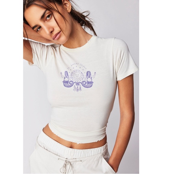 Free People The Forecast Agency Celestial Mermaid Tee - Picture 14 of 14